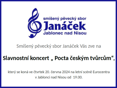 Pocta českým tvůrcům - koncert na letní scéně Eurocentra 20.6.