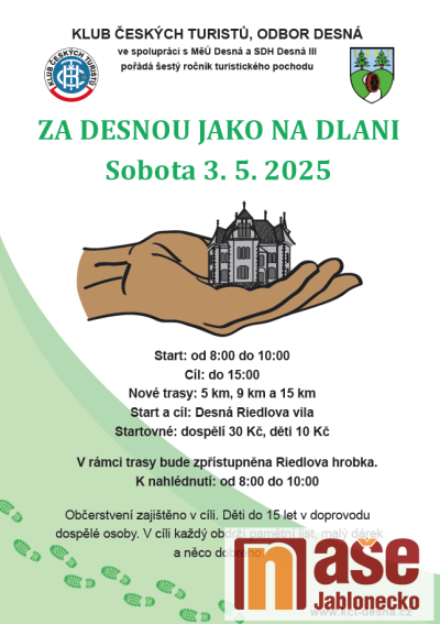 Pochodníci vyjdou Za Desnou jako na dlani