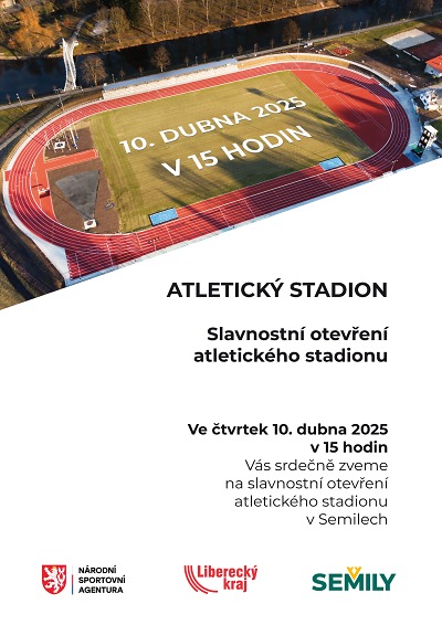 V Semilech slavnostně otevřou nový atletický stadion