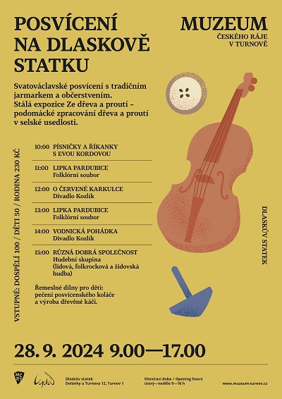 Posvícení na Dlaskově statku láká na muziku, koláčky, pivo i sele