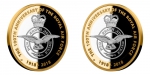 Sada zlatých a stříbrných mincí ke stoletému výročí Královského letectva Velké Británie - RAF