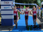 Triatlon se v rámci Olympiády dětí a mládeže odehrával u jablonecké přehrady