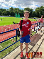 Richard Hübner vyhrál na atletickém utkání zemí v Piešťanech