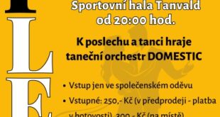V Tanvaldě chystají tradiční sportovní ples