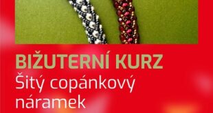 Zimní bižuterní kurz nabídne výrobu copánkového náramku