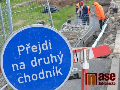 Dopravní omezení v Jablonci na přelomu dubna a května