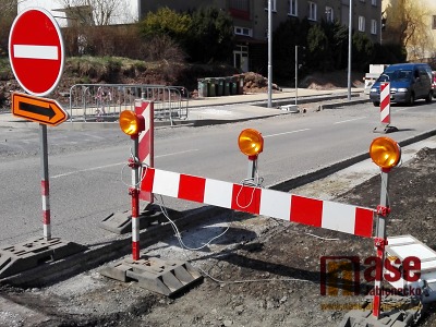 Opravy a výkopové práce v Jablonci pokračují