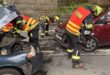 Ve Velkých Hamrech se srazila dvě auta, tři lidé vážně zranění