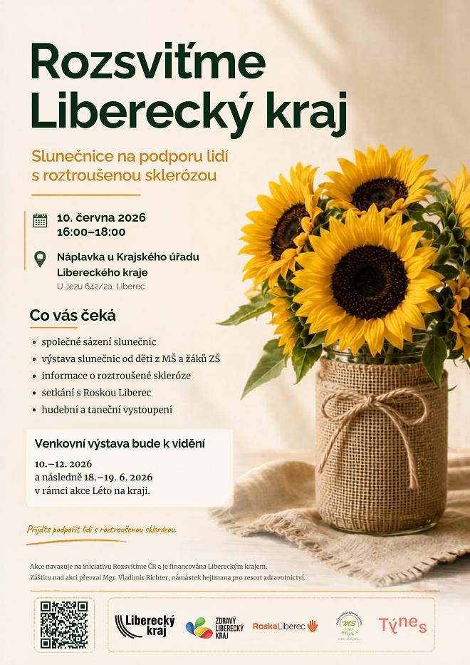 Plakát Rozsviťme Liberecký kraj