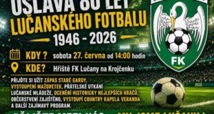 V Lučanech oslaví 80 let místního fotbalu