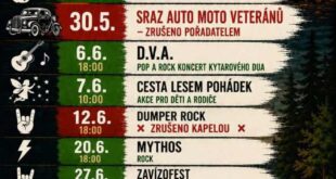 Letní akce 2026 na kempu Tanvald