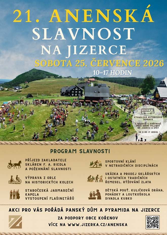 Anenská slavnost na Jizerce 2026