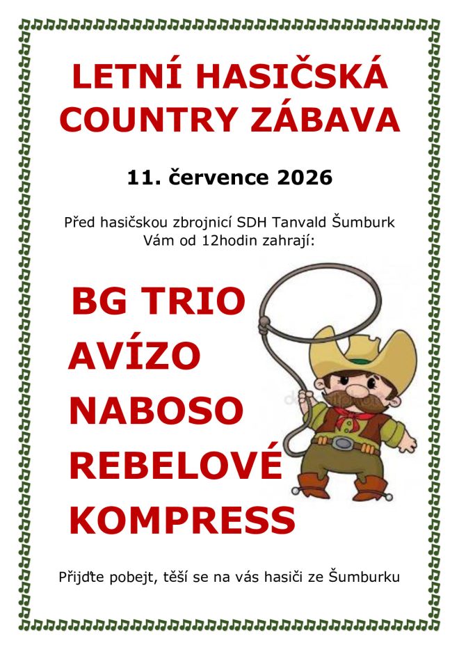 Letní hasičská zábava Tanvald