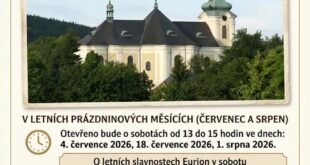 Smržovský kostel o prázdninách chystá prohlídky
