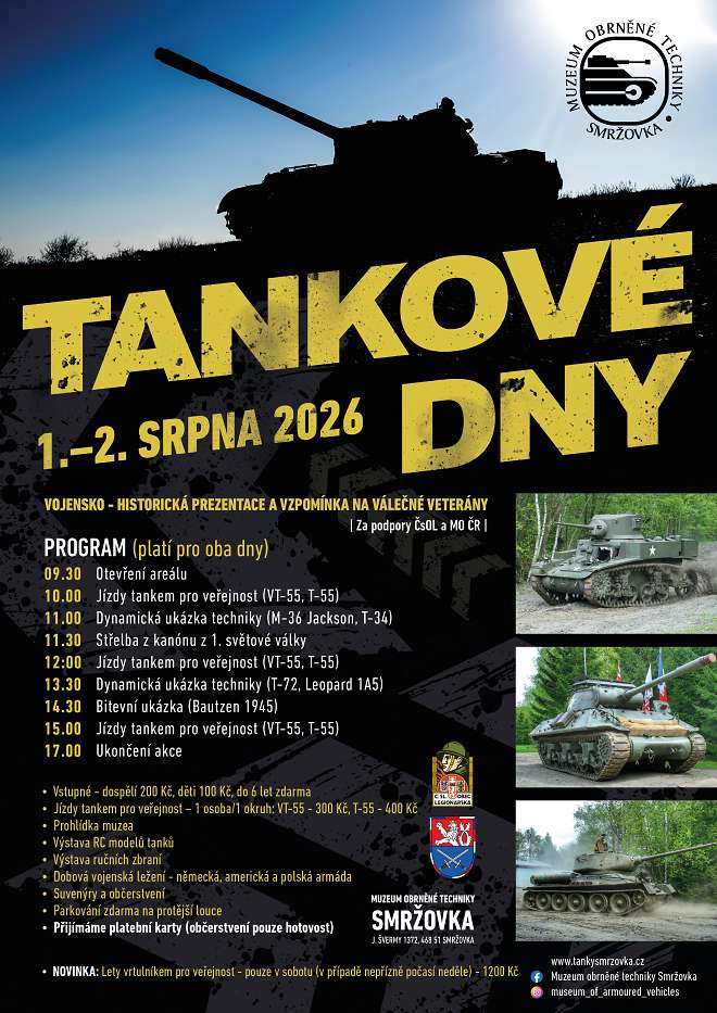 Tankové dny na Smržovce 2026