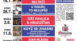Na podiu Sedmihorského léta se tento týden objeví Stašová a Absolonová