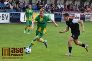 Fotbalové utkání krajského přeboru SK Semily - FC Pěnčín